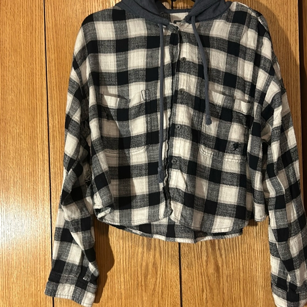 Black and white flannel from America eagle